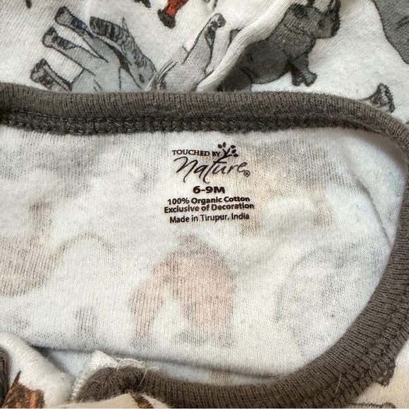 6-9M Zip Up Pajamas Bundle Lot Of 5 - Picture 2 of 6